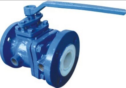PFTE Lined Ball valve Butterfly valve check valve  stop valve Fluorine lined pipe fittings for Acid Chemical Tank