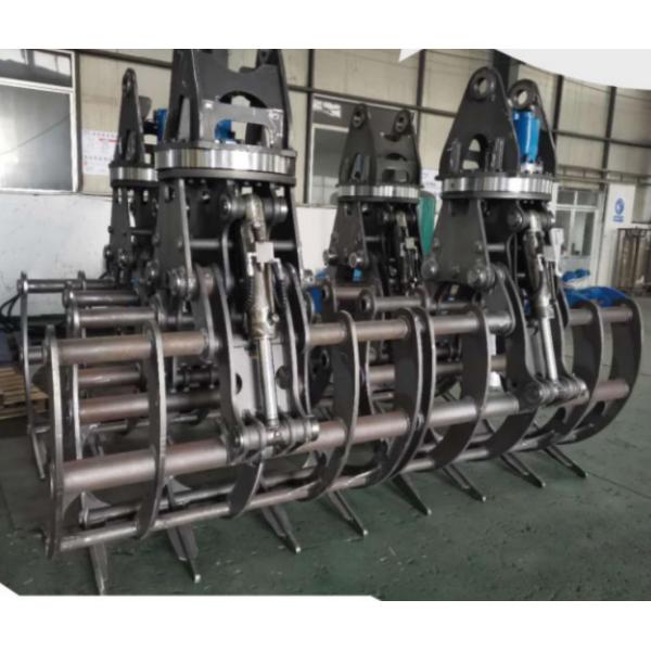 Durable Excavator Grapple Bucket with Q345B Manganese Steel and Swiss Imported Rotary Motors