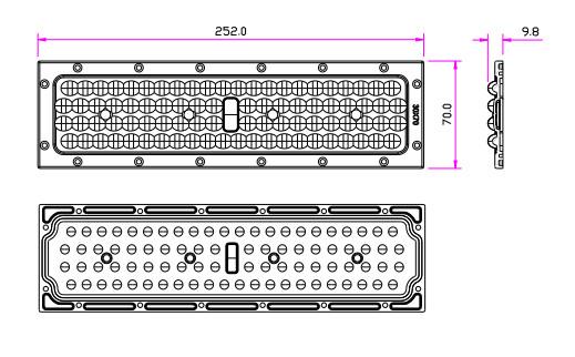 Durable Anti-Corrosion Aluminum Led Housing For Flood Light No Strobe