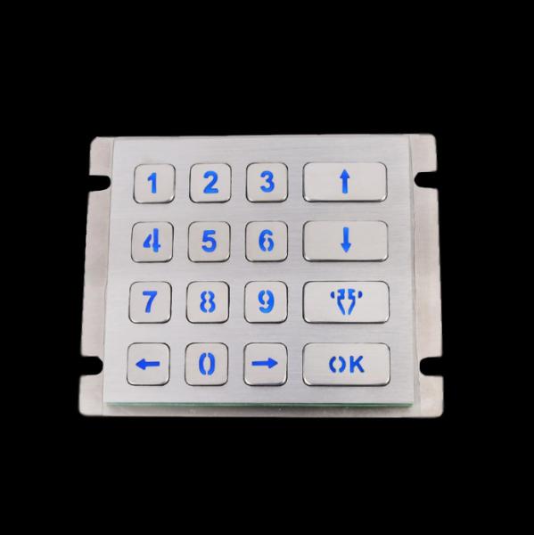 Good Touch Feeling Industrial Numeric Keypad For Inquiry Machine Easy Maintenance