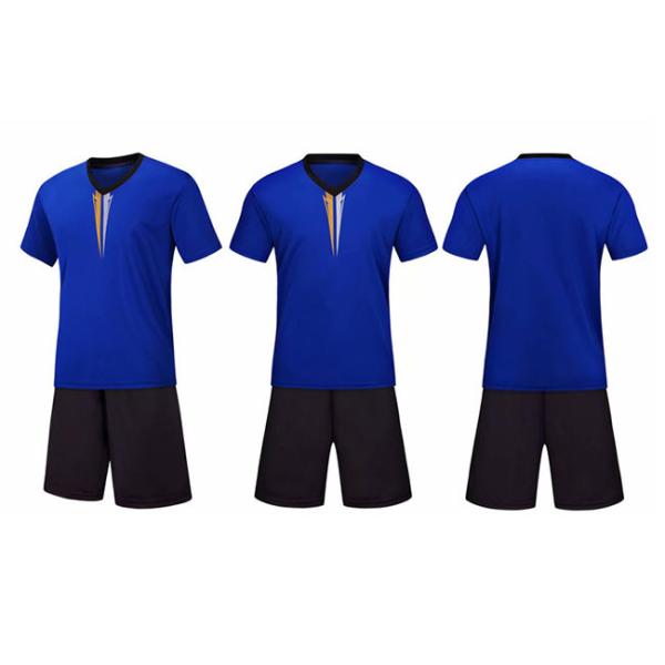 Light Board Short Sleeve Youth Football Uniforms For School Boys