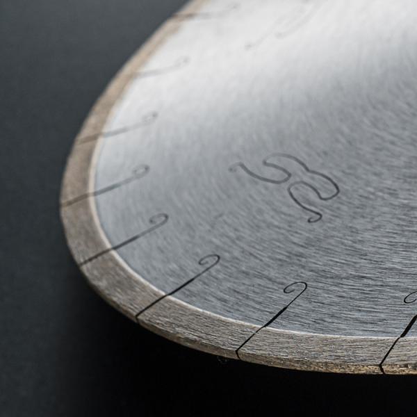 Blade de diamante de corte de mármore com material de aço de 65 Mn e eficiência