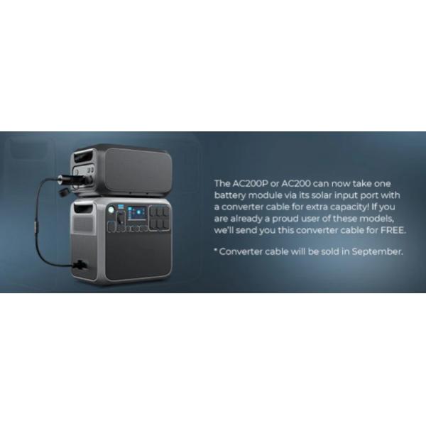 Li Ion Battery Solar Power System Ac200Max Charged By Portable Solar Power Panels  For Camping Electric Power Station