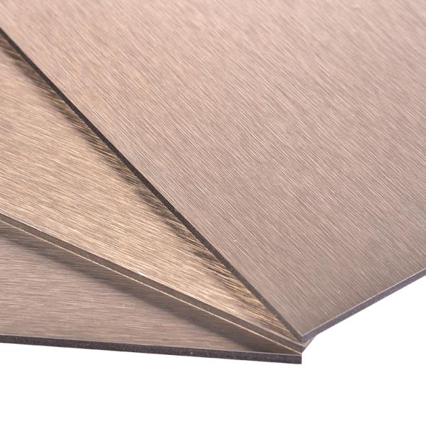 Resistente a arranhões 2440mm Painel de alumínio composto escovado impermeável