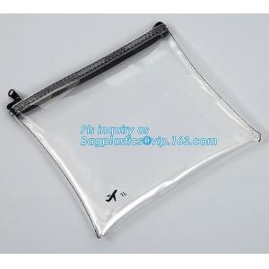 Изготовленный на заказ макияж молнии слайдера ЕВА логотипа чистит сумку щеткой упаковки, полиэтиленовый пакет /writable сумки молнии слайдера с молнией, слайдером