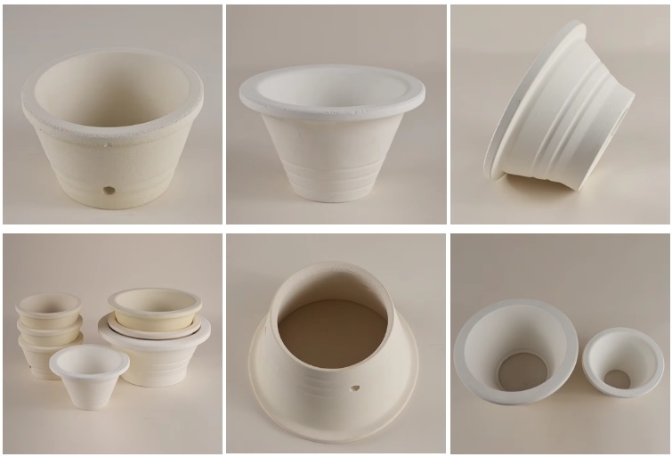 Casting Clay Ceramic Pouring Cup for Gating System Excellent Shock Temperature