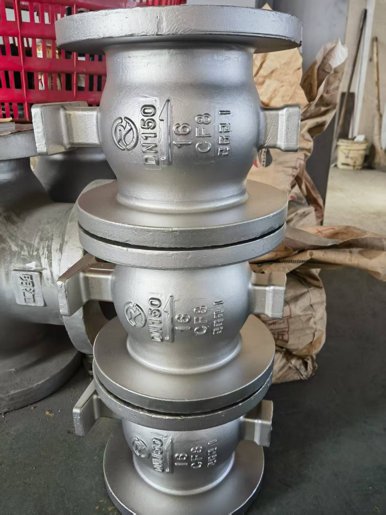 Custom Stainless Steel Check Valve Casting with Corrosion Resistance and Sand Casting Process for Water & Chemical Pipelines