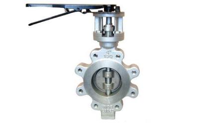 Carbon Steel Lug Type Eccentric Butterfly Valve Manual ANSI 300LB PN40