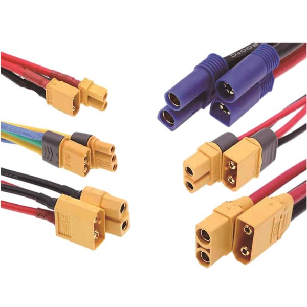 Cabo masculino do conector fêmea de XT30 XT60 XT90 para a bateria de lítio