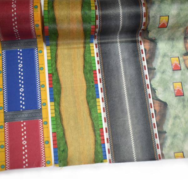 Оптовыми водоустойчивыми лента для маскировки washi клейкой ленты ленты дороги автомобиля покрашенная стикерами для детей