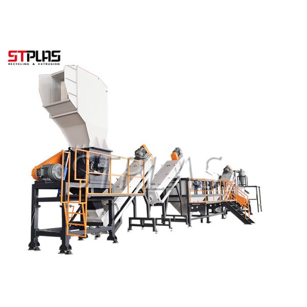 156kw 1000kg/H SUS304 HDPE Washing Line For Drums/Bottles/Baskets/Barrels