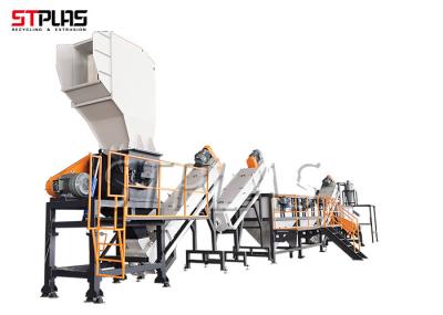 156kw 1000kg/H SUS304 HDPE Washing Line for drums/bottles/baskets/barrels hard material