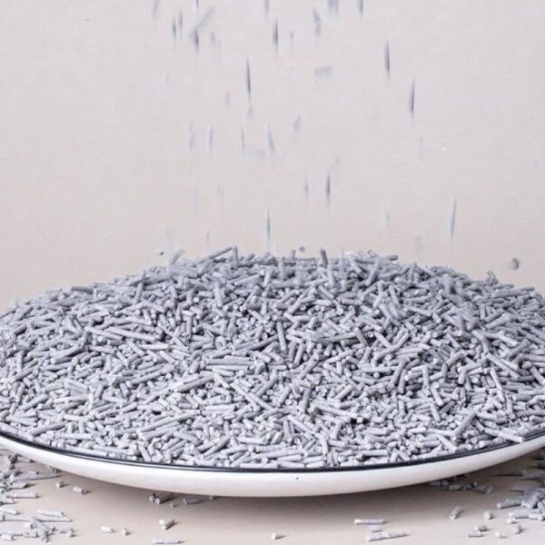 Deodorizing Activated Carbon Cat Litter Grey Biodegradable Tofu Cat Litter