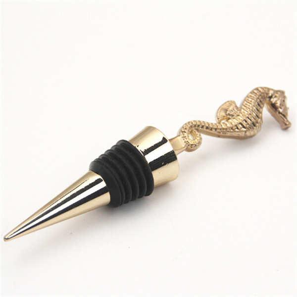 Great Promotion Gift Wine Accessories Metal Letter A Blank Wine Bottle Stopper Wedding Favor, Chrome Plating