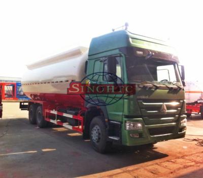25m3 6x4 Cement Tanker Truck , Strong Carbon Steel Tank Cement Carrier Truck