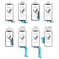 Panel táctil para iPhone con OCA para XSM 12 12PRO 11PROMAX IC Color original libre de rejilla Segundo reemplazo de la cubierta de vidrio