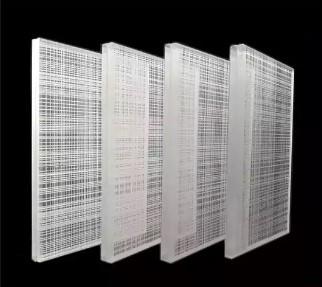 Clear Tempered Ribbed Moru Carving Glass Panels Toughened Fluted Reeded For Window