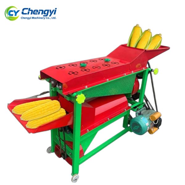 Easy Operate Corn Peeler Thresher Iron Labor Saving Maize Dehusker Machine