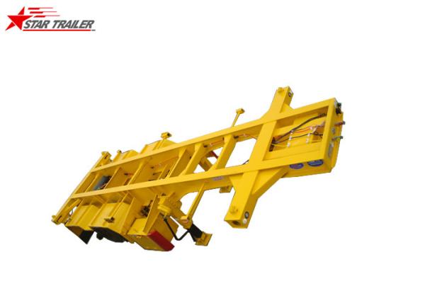 2 Axles 20feet 40feet Skeletal Semi Trailer Driving Safety And Functionality