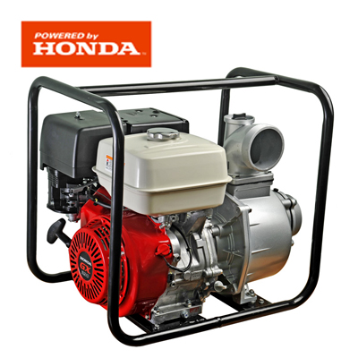 Honda Power Gasoline Water Pump , WP40H GX270 9HP 4 Inch Self Priming Water Pump