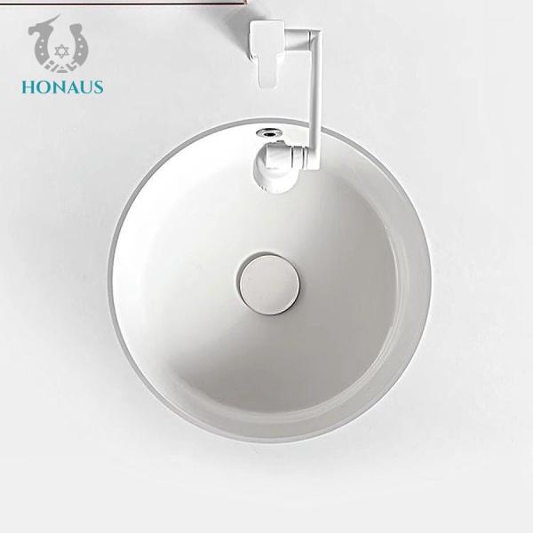Streamlined Inset Bathroom Sink Bowl Undercounter Bathroom Basin OEM