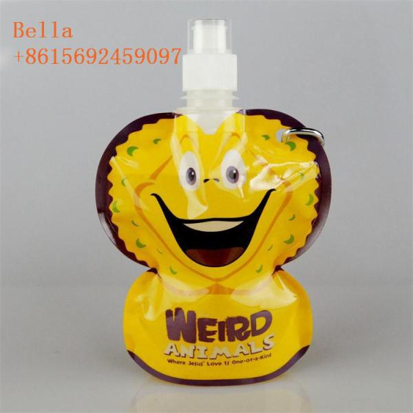 Emballage sur mesure, sacs liquides réutilisables pour les boissons.