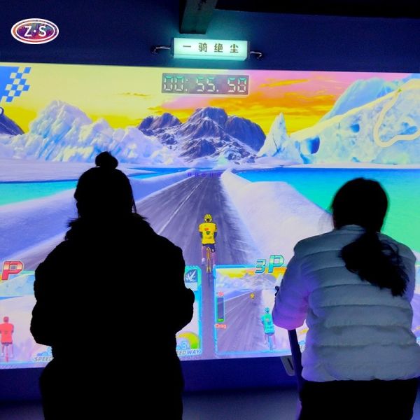 Outdoor AR Bike Race Technology Turnkey Park And Tourist Attractions