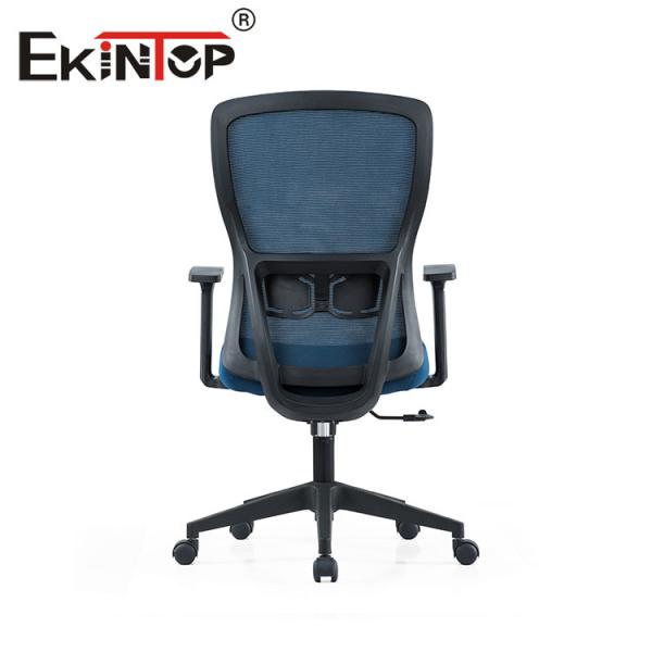 Pivot bleu Chaise de bureau ergonomique à dossier en maille universel pour Officeworks