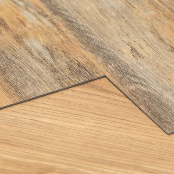 Deep Embossed Luxury Vinyl Wood Plank Pure PVC Distinctly Nortic Style CE Certificated