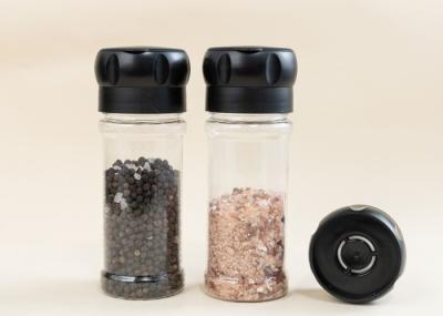 Reusable Plastic Pepper Grinders Plastic Pepper Mill with Ceramic Grinder Core