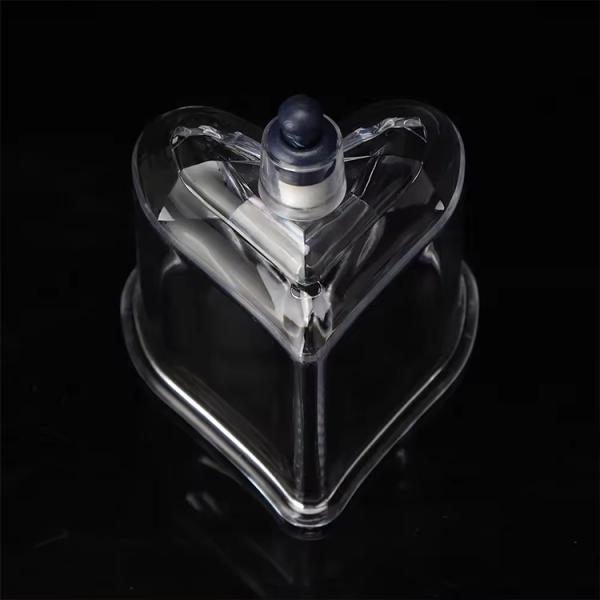 Love Heart Shape 4pcs/set Plastic Hijama Cups Star Cupping Set for Body Massage Therapy