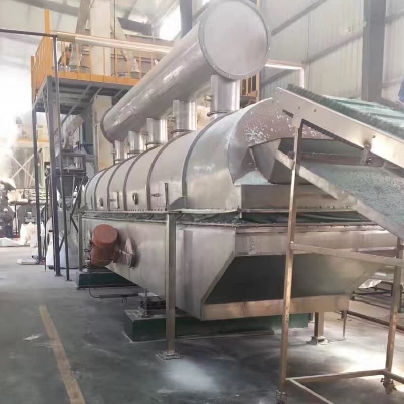 Low Noise SUS304 Vibrating Fluidized Bed Dryer In Food Industry