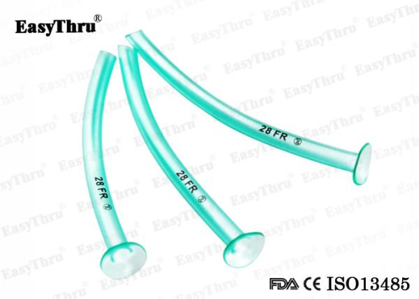 Harmless Nasopharyngeal Airway Tube Green Color Fr10-Fr38 For Adult