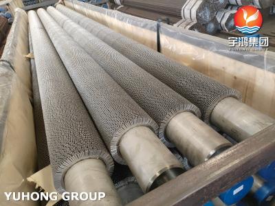 ASTM A312 TP304H Serrated Fin Tube for Heat Exchangers