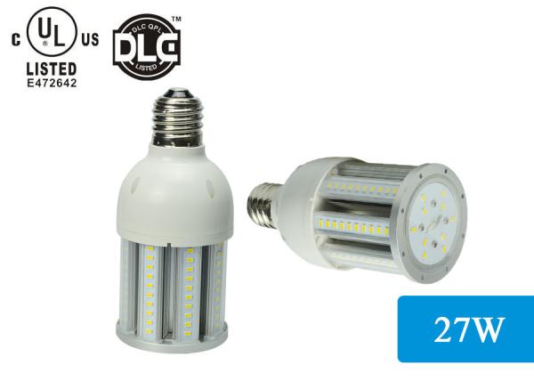 DLC UL CE RoHS 27w Samsung smd 110lm/w Led Corn Light Bulbs Outdoor 50000 Hours Lifespan