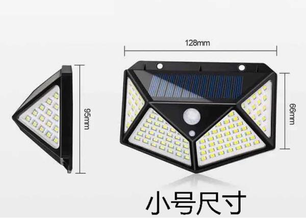 O ponto impermeável do jardim do diodo emissor de luz 5w ilumina luzes solares fixadas na parede do jardim