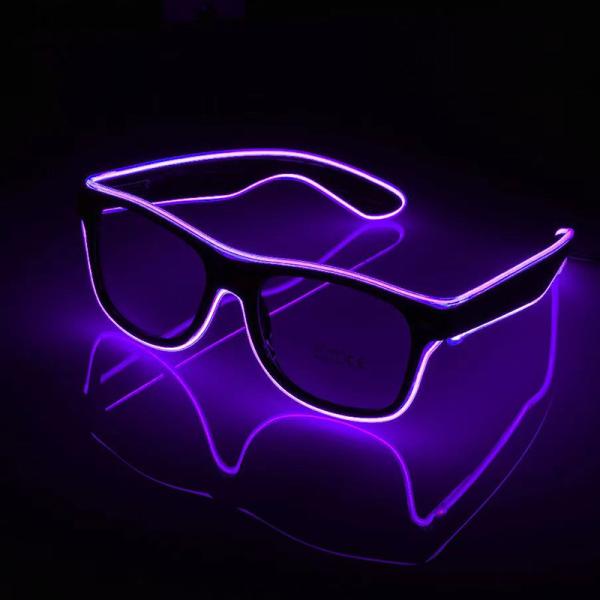 Светящиеся очки жалюзи светящиеся солнцезащитные очки для вечеринки барный флеш светодиодный свет игрушки легко