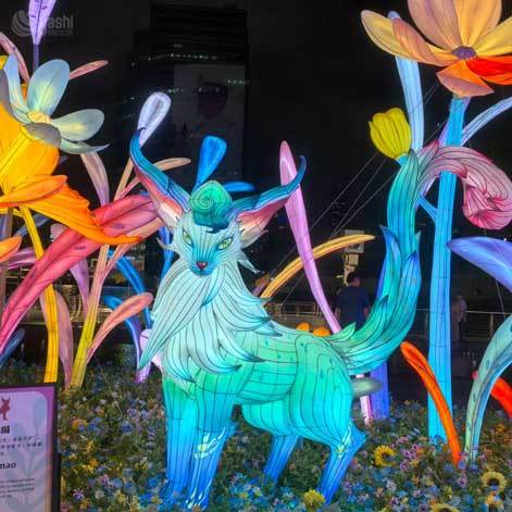 Giant Mythical Beast Chinese Lantern | Customizable Festival Light Sculpture for Light Festivals, Shopping Malls & Events