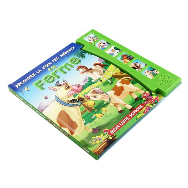 Module sain de bébé de 6 boutons pour les livres sains d'enfants en tant que jouets éducatifs d'intérieur