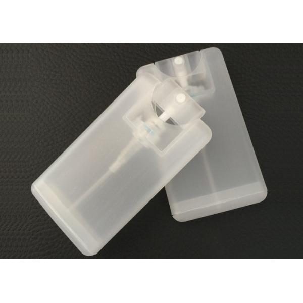 High quality card portable fine sprayer plastic 10ml 20ml credit card perfume bottle