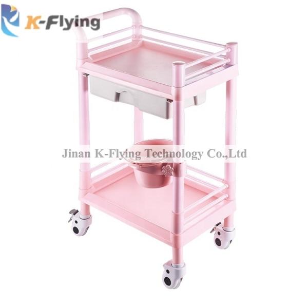 Universal Castors Mobile Dental Instrument Trolley For Health Care