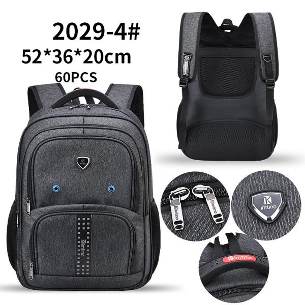 Male Polyester Nylon Travel Backpack Waterproof 20 Inch Laptop Bag Men