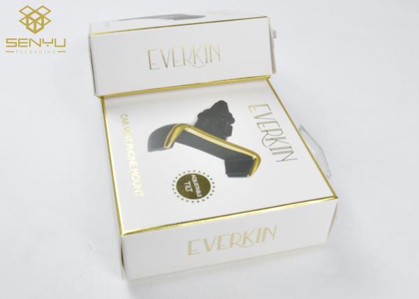 Art Paper  Mobile Accessories Packaging Phone Mount / Phone Holder Packaging Box with Blister Insert