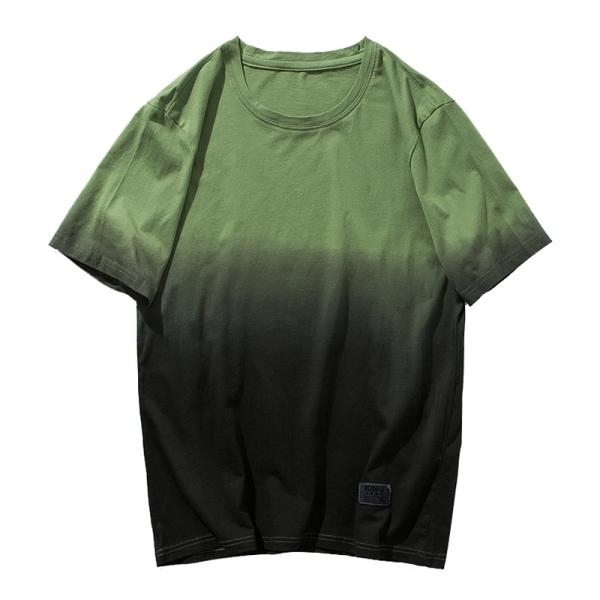 Customized fashion short sleeve cotton plain wholesale change color t shirts price