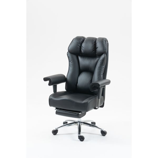 Class4 80mm Gas Lift Heavy Duty Office Chair Adjustable Arms 350mm Chrome Metal Base