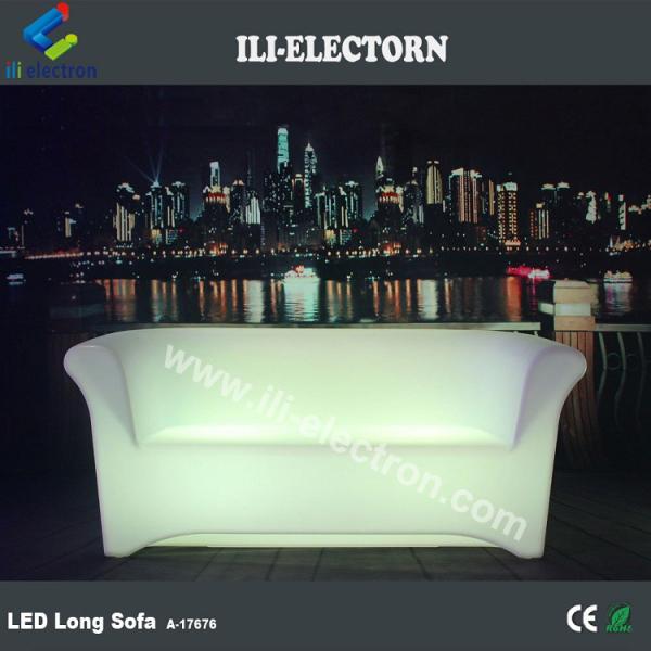 Rechargeable Light Up LED Furniture Sofa Chair For KTV Nightclub Bar