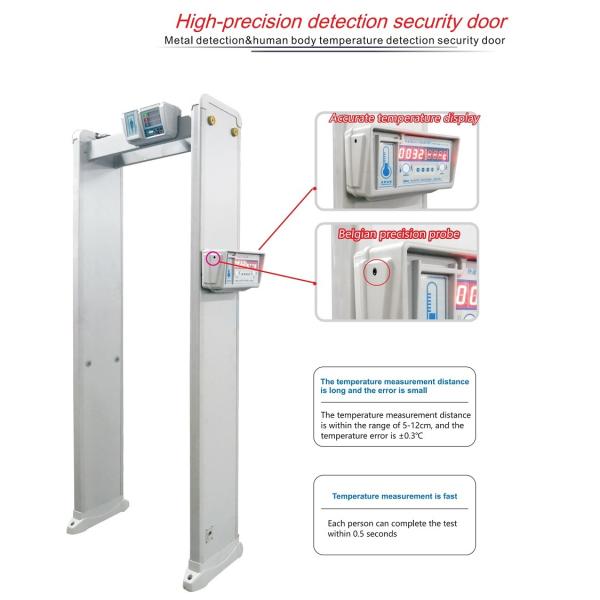 Security Human Body Temperature Measurement Door Non-contact Temperature Detection Door