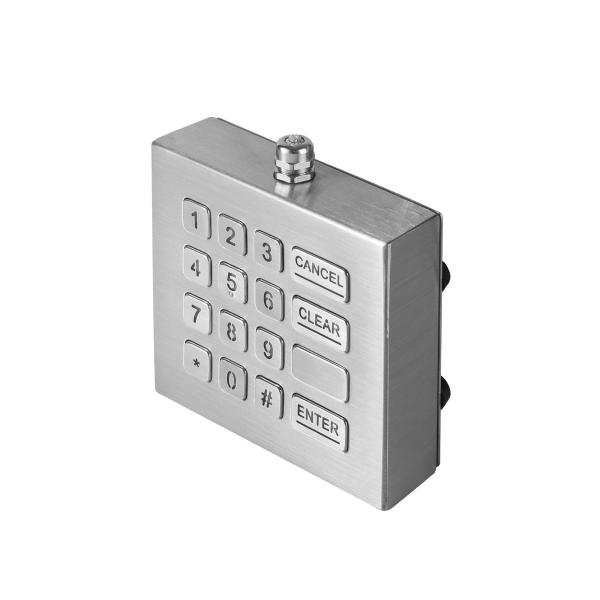 Updated16 Keys Industrial Numeric Keypad with Backlight IP68 standard Desktop Solution