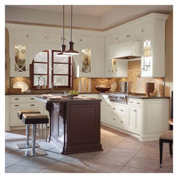 Kitchen Carcass Material E1 Particleboard American Style Custom Design Kitchen Cabinet
