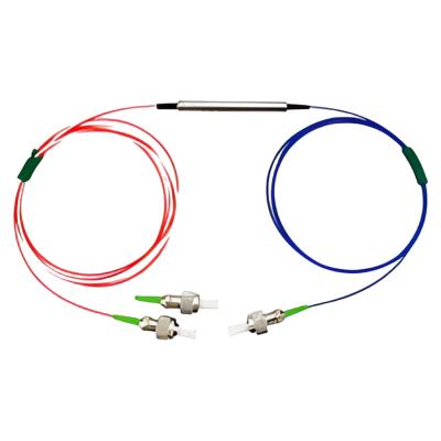 Industrial Temp 3 Port Fiber Circulator 1310 or 1550nm  Polarization Insensitive Optics  DWDM EDFA System Ready